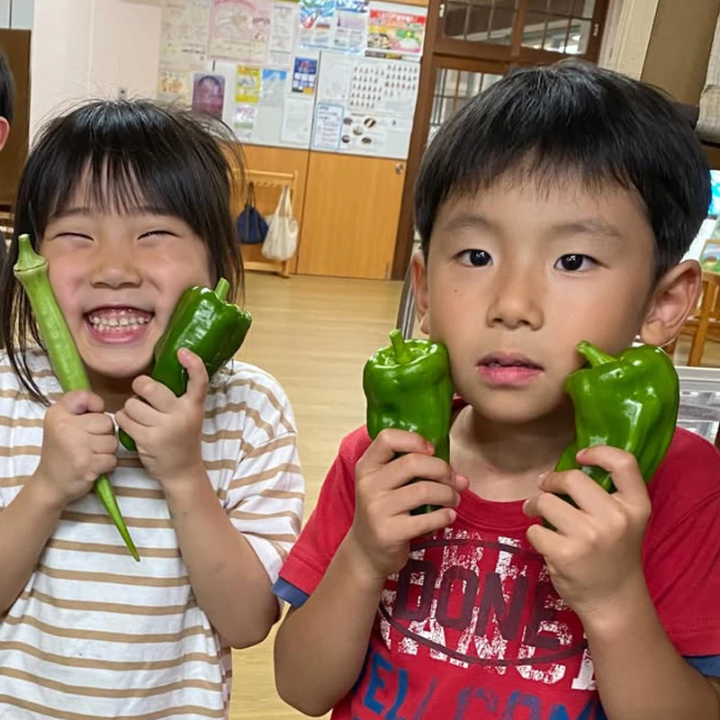 神田保育園キッチンだより👩🏻‍🍳わくわく農園のみそ汁
